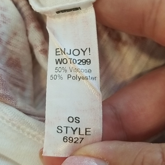 💕MICHAEL STARS💕 Americana V-Neck Tee in Flag Print One Size NWOT - Picture 10 of 11